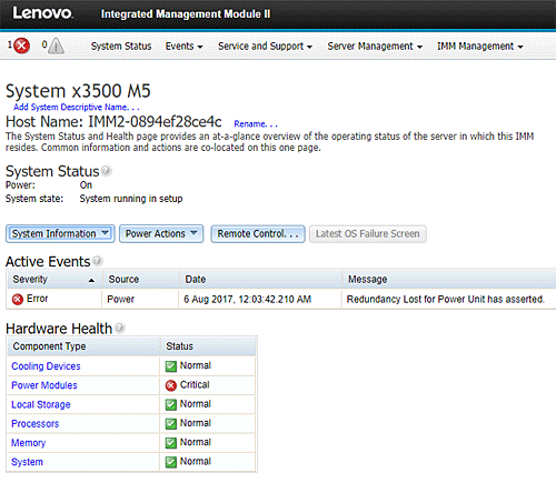 Lenovo System x3500 M5 Figure 1