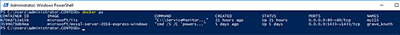 Windows Server 2016 - Containers